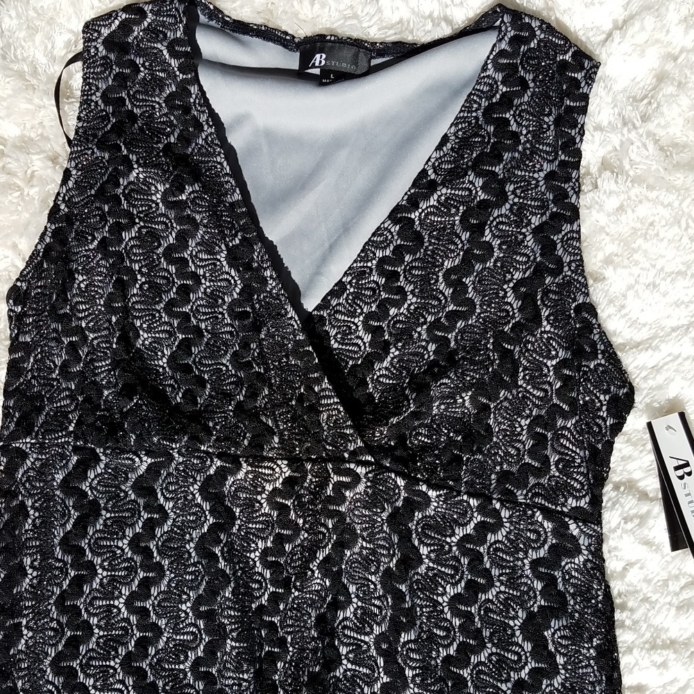 NWT Shimmering GORGOUS ABStudio top Large